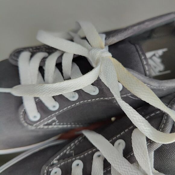 Vans Grey Canvas Skate Sneakers - Picture 6 of 13